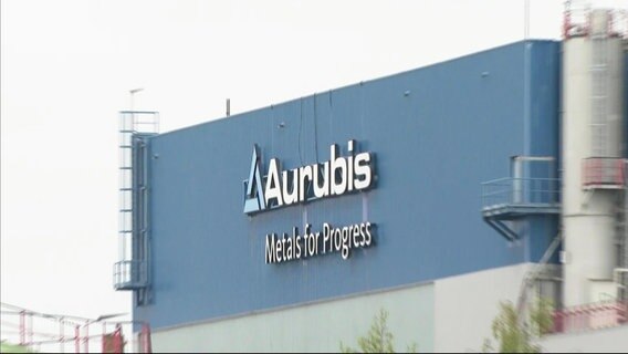 Das Firmengelände des Hamburger Edelmetallherstellers Arubis. © Screenshot 