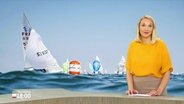 Alexandrea Bauer moderiert das Schleswig-Holstein-Magazin © Screenshot 