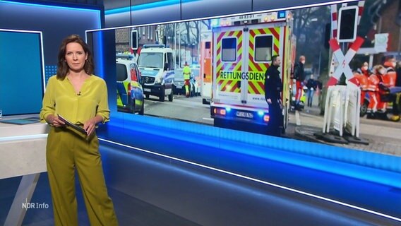 Romy Hiller moderiert NDR Info 16:00. © Screenshot 