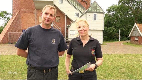 Feuerwehrleute von der Insel Neuwerk starten einen Aufruf. © Screenshot 