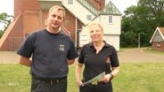 Feuerwehrleute von der Insel Neuwerk starten einen Aufruf. © Screenshot 