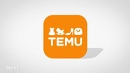 Das Logo vom Online-Shop Temu. © Screenshot 