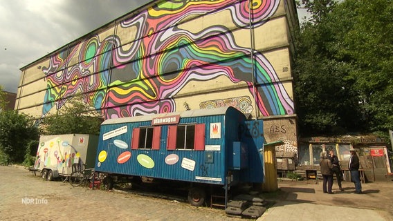 Der Energiebunker in Hamburg-Altona © Screenshot 