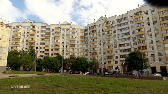 Eine Wohnsiedlung in Belgorod © Screenshot 
