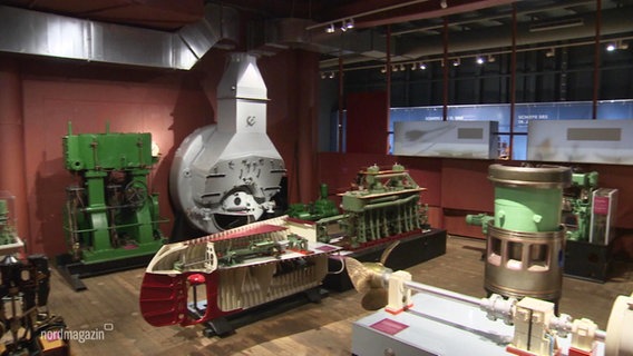 Ausstellungsansicht im Schifffahrtsmuseum in Rostock. © Screenshot 