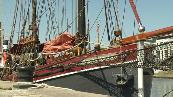 Ein altes Segelschiff. © Screenshot 