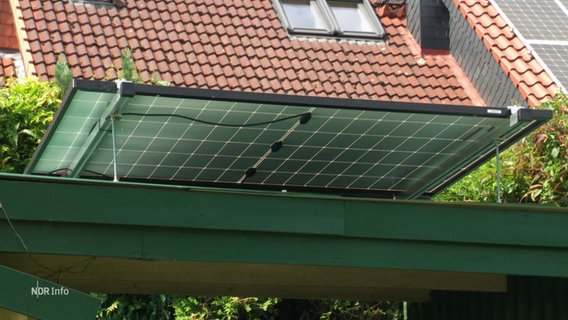 Eine Solaranlage auf einem Dach. © Screenshot 