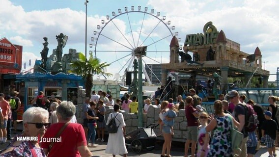 Besucher auf dem Hamburger Dom. © Screenshot 
