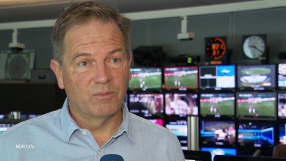 Gerd Gottlob, hoofd van NDR Sports.  © Schermafbeelding 