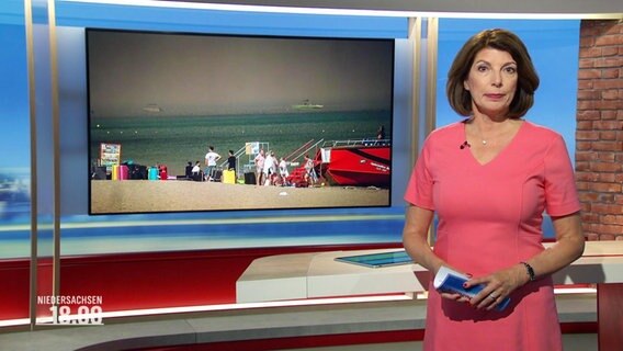 Sandrine Harder moderiert Niedersachsen 18.00. © Screenshot 