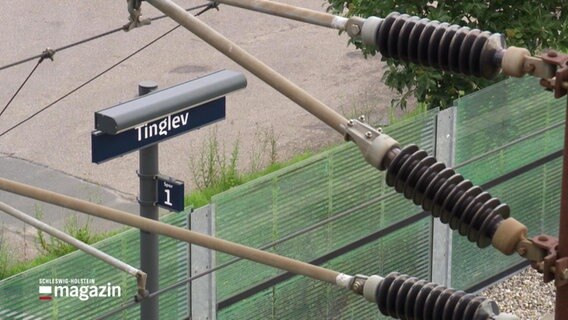 Der Bahnhof von Tinglev wird bald nicht mehr angefahren. © Screenshot 