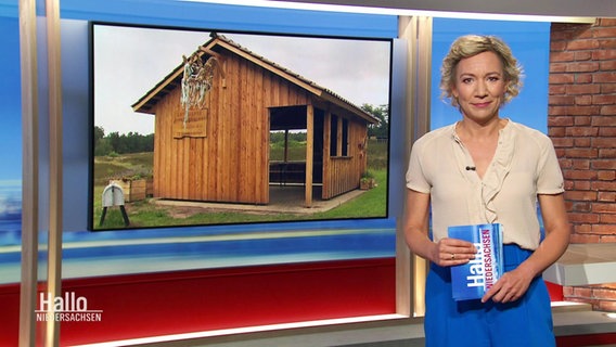 Christina von Saß moderiert Hallo Niedersachsen. © Screenshot 