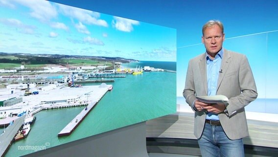 Thilo Tautz moderiert das Nordmagazin. © Screenshot 