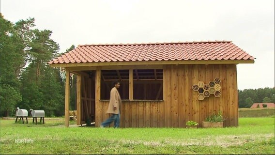 Die Hütte der Landjugend Amelinghausen. © Screenshot 