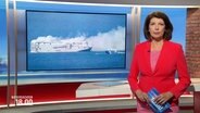 Die Moderatorin Sandrine Harder. © Screenshot 