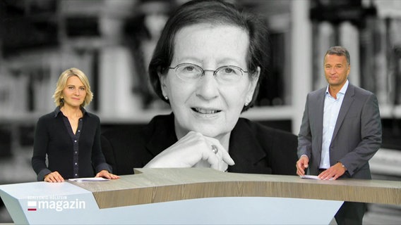 Moderatorin Marie-Luise Bram und Moderator Gerrit Derkowski im Studio © Screenshot 