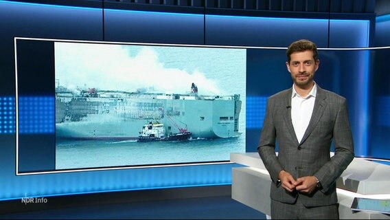 Moderator Daniel Anibal Bröckerhoff im Studio © Screenshot 