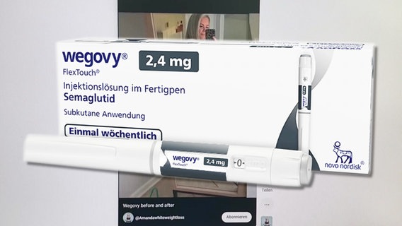 Medikamentenpackung und Spritze in Nahaufnahme. © Screenshot 