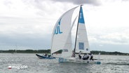 Ein Segelschiff in der Kieler Förde © Screenshot 