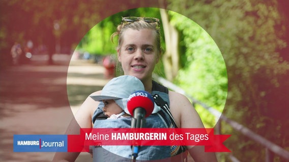 Maja nominiert ihre Hamburgerin des Tages. © Screenshot 