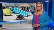 Juliane Möcklinghoff moderiert NDR Info. © Screenshot 