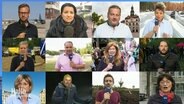 Eine Collage zeigt verschiedene Reporter_Innen von Niedersachsen 18.00. © Screenshot 