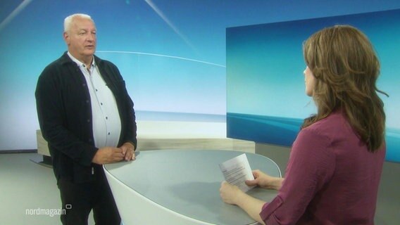 Grünen-Fraktionschef Harald Terpe im Interview. © Screenshot 
