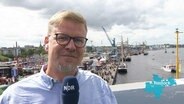 David Pilgrim live bei der Hanse Sail in Rostock © Screenshot 