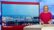 Merlin van Rissenbeck moderiert das Hamburg Journal 18.00. © Screenshot 