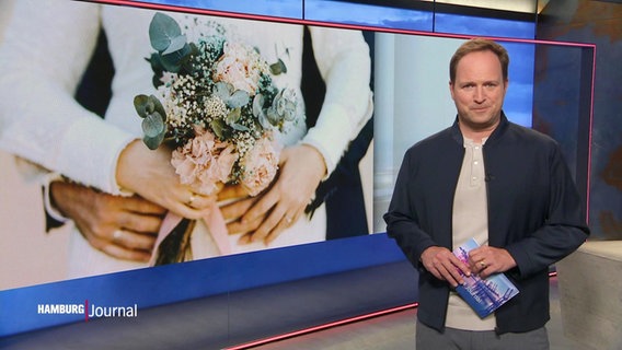 Christian Buhk moderiert das Hamburg Journal 18:00. © Screenshot 