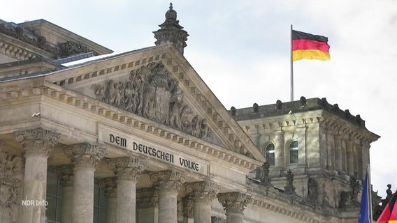 Bundestagsgebäude in Berlin © Screenshot 