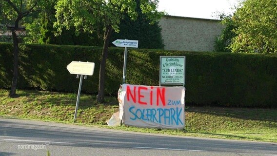 Brüger protestieren gegen geplante Solaranlagen. © Screenshot 