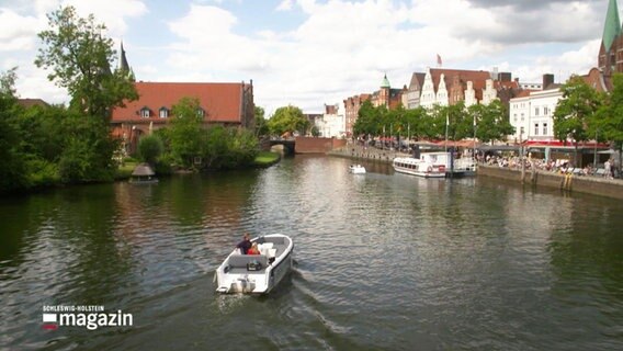 Die Trave in Lübeck. © Screenshot 