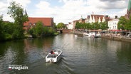 Die Trave in Lübeck. © Screenshot 