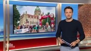 Jan Starkebaum moderiert Hallo Niedersachsen am 27.08.2023. © Screenshot 