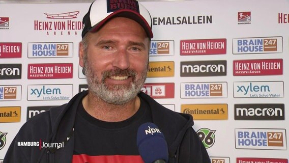 HSV Trainer Tim Walter im Interview. © Screenshot 