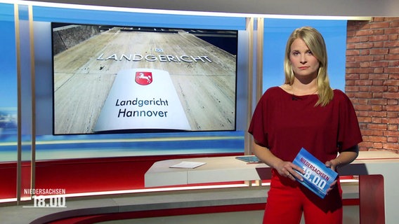 Kathrin Kampmann moderiert Niedersachsen 18.00. © Screenshot 