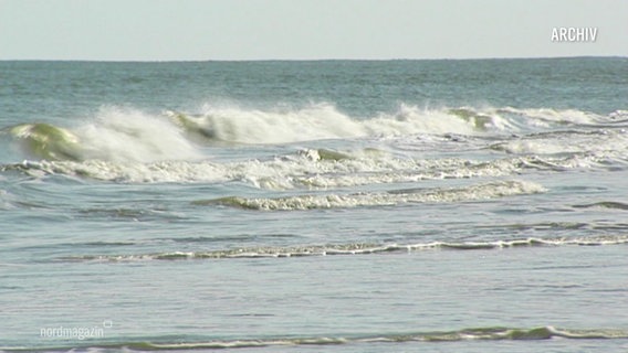 Wellen auf der Ostsee. © Screenshot 