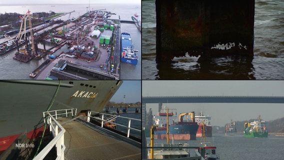 Eindrücke der Probleme des Nord-Ostsee-Kanals. © Screenshot 