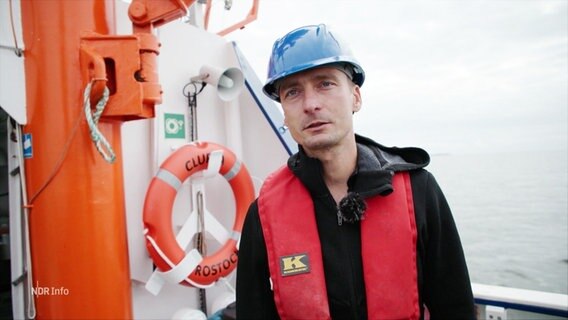 Paul Kotterba vom Thünen-Institut für Ostseefischerei. © Screenshot 