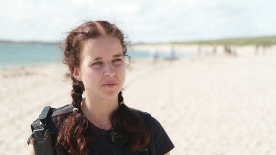 Stella Kinne, Listland-Rangerin. © Screenshot 