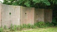 Eine alte Betonmauer die früher Rechlin teilte. © Screenshot 