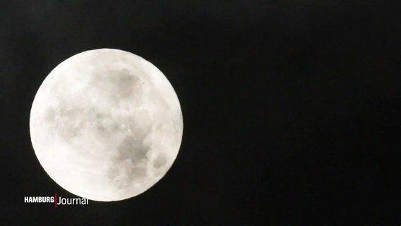 Der Mond in großer Aufnahme. © Screenshot 