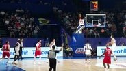 Szene aus dem Basketball-WM Spiel Deutschland gegen Georgien . © Screenshot 