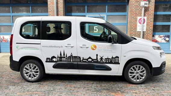 Ein Dienstwagen der Stadt Oldenburg. © Screenshot 