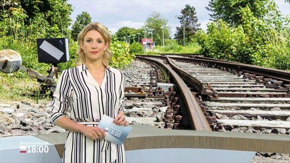 Eva Diederich moderiert Schleswig-Holstein 18:00 am 04.09.2023. © Screenshot 