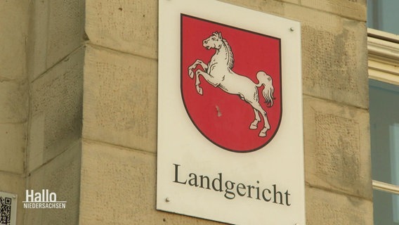 Ein Schild des Langerichtes Niedersachsen. © Screenshot 