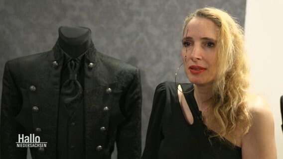 Die Mode-Designerin Lucardis Feist. © Screenshot 