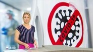 Eva Diederich moderiert Schleswig-Holstein 18:00. © Screenshot 