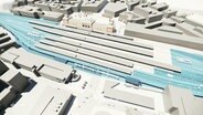 Pläne für die Sanierung des Hauptbahnhof Hannovers. © Screenshot 